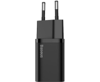 BASEUS Super Si Quick Charger (1xUSB-C, 25W) z przewodem USB-C - USB-C, 1m, czarna - 1079276 - zdjęcie 4
